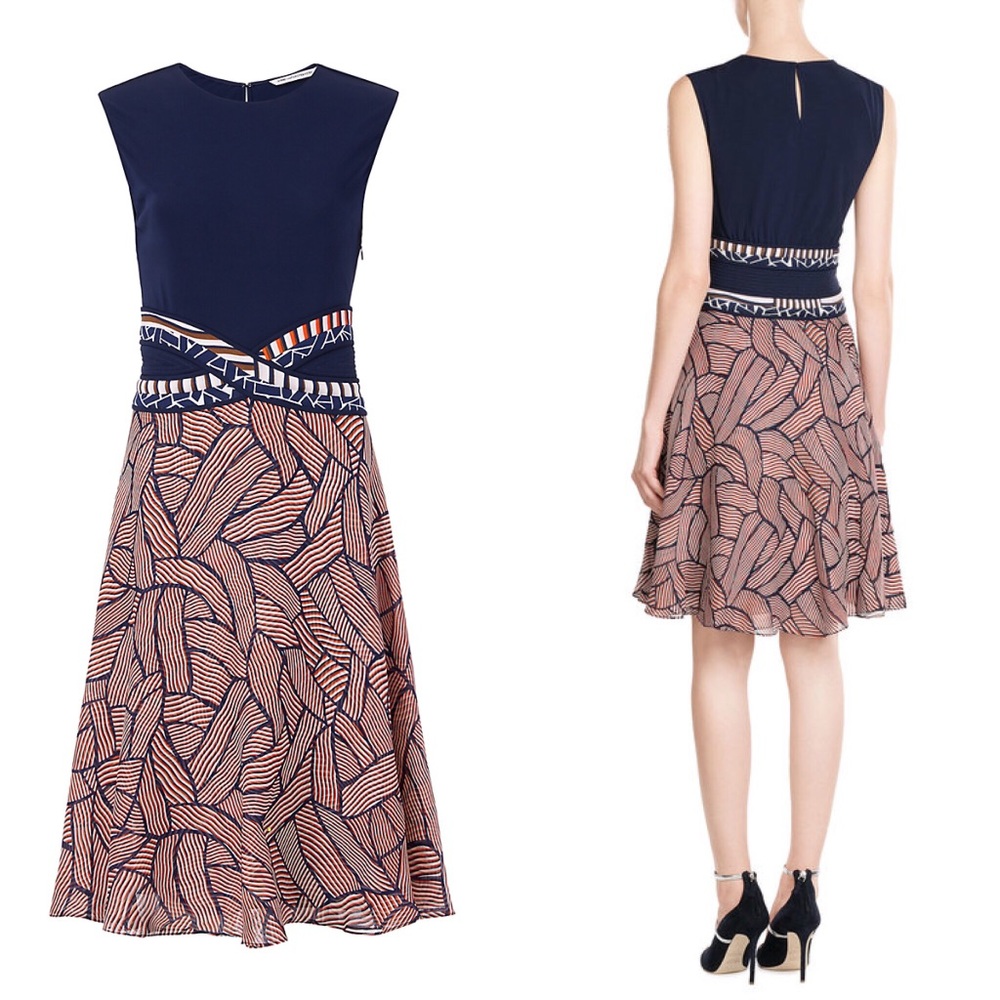Diane Von Furstenberg Rosalie A-Line Dress - Picture 2 of 8